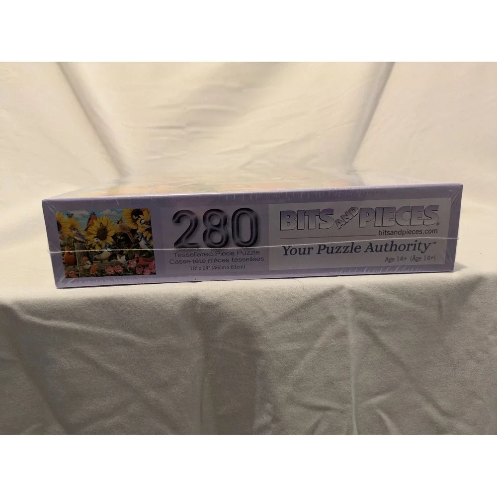 Cloud Nine Puzzle 280 Pieces Feathered‎ Friends & Sunflowers